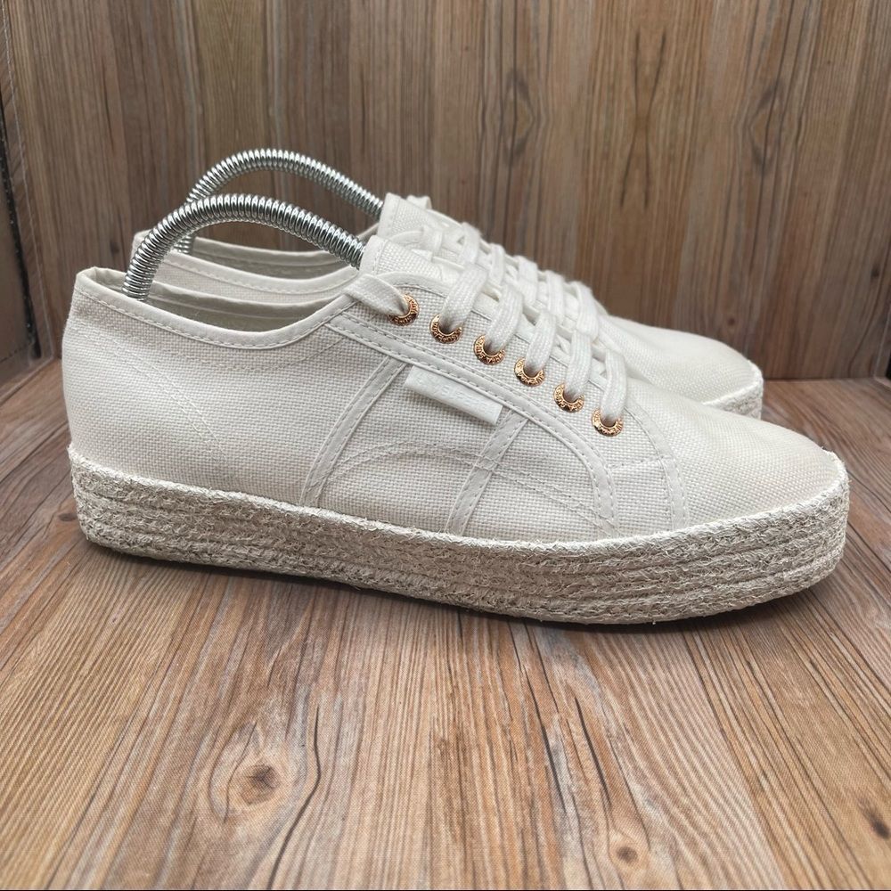 Superga Women's Cream Sneakers